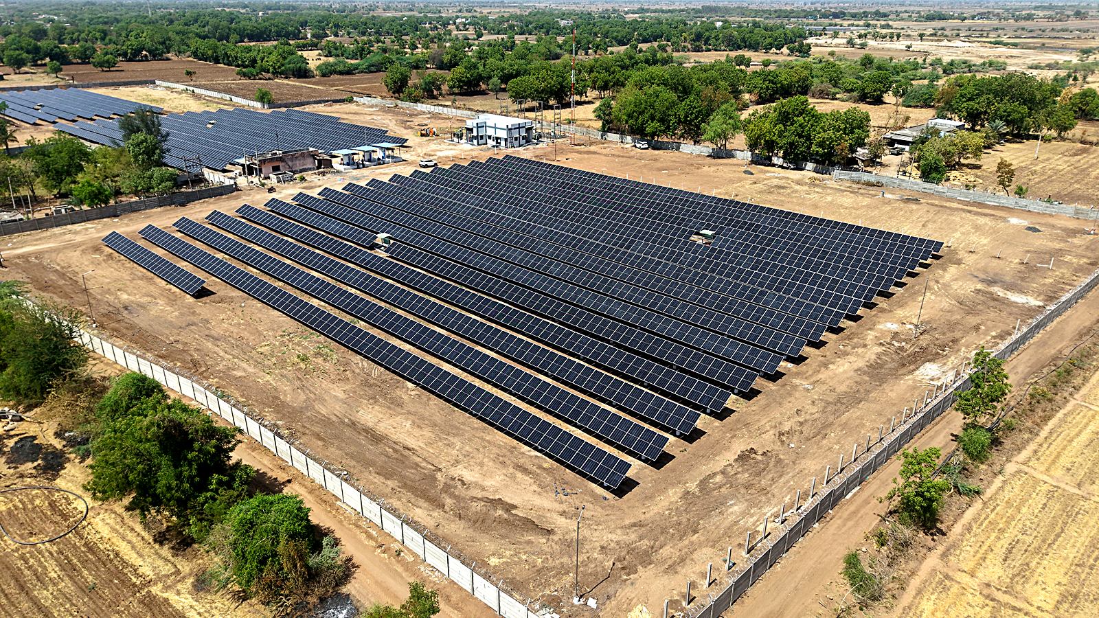Ground-mounted solar plant for Novel Spent Acid Management, Zamp, Bavla
